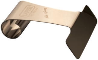 Lares | Streichhilfe mit Griff | gleichmäßiges Verstreichen von Teig, Creme & Sahne | hochwertiger Edelstahl | Made in Germany