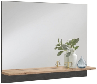 PREISBRECHER Garderobenspiegel BRISTOL 400, in Matera-Artisan Eiche - 80 x 62,5 x 14 cm (BxHxT)