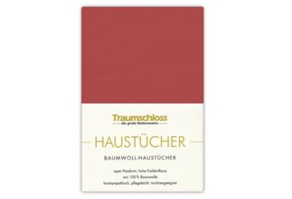 Traumschloss Betttuch Haustuch, 100% Baumwolle, Gummizug: ohne, (1 Stück), aus 100% Baumwolle, ohne Gummizug