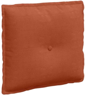 vidaXL Rückenkissen Rot-Orange 50 x 45 cm Cordstoff 42014657