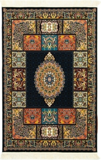 Morgenland Orientteppich - Aria - rechteckig - 150 x 100 - Schwarz