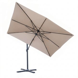 osoltus KOS Ampelschirm Alu Taupe 400x300cm axial schwenkbar