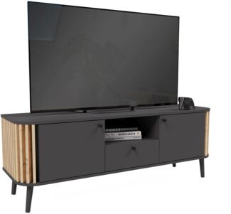 Lowboard Pure - Grau / Artisan Eiche