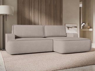 Ecksofa Mrowin (Farbe: Velo 621, Seite: Rechts)