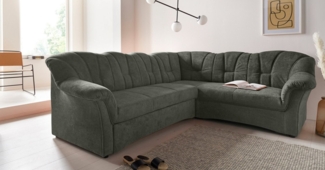 DOMO collection Ecksofa Papenburg B/T/H: 242/190/84 cm L-Form, wahlweise mit Bettfunktion, Langer Schenkel links oder rechts