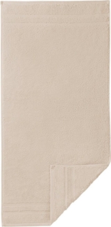 Egeria Gästehandtücher Micro Touch, Walkfrottee (3-St), Streifenbordüre, extrem saugfähig & flauschig, 100% Baumwolle