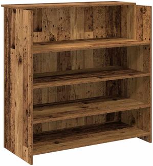 vidaXL Empfangstheke Altholz-Optik 100x50x103,5 cm Holzwerkstoff 3324167