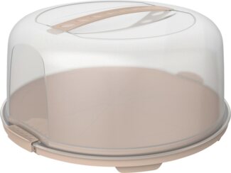 Rotho Tortenglocke Fresh hoch meadow rose, Kuchenbehälter, Kuchenbox Tortenbox