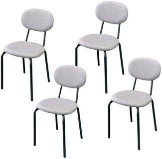 HTI-Living Anella Cappucchino 4er-Set Stuhl