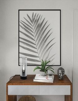 Eglo 98887 Tischleuchte Damasco 1 Stahl schwarz, Glas bedampft schwarz-transparent E27 1X60W H:31cm Ø10cm mit Kabelschalter