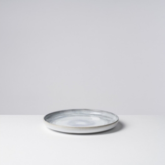 Gipfelstück Dessertteller Tiefer See, (4 St), Scandi-Style, glänzende Reaktivglasur, jedes Stück ein Unikat