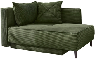 Schlafsofa Ravensburg / Rex , Stoff , Grün , 95 x 81 x 155 cm