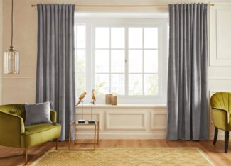 Guido Maria Kretschmer Home&Living Vorhang SAMT (1 St), Multifunktionsband, blickdicht, blickdicht, monochrom, Samt Optik, basic