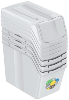 Keden Mülltrennsystem ISWB20S4-427C, Set Abfalltrennungsbehälter 4x20L