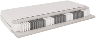 Taschenfederkernmatratze 7 Komfortzonen MULTIPocket Matratze (24 cmH)Ergonomische Unterstützung, PANDA MÖBEL GmbH, 24 cm hoch