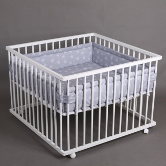TIGGO Laufgitter Laufgitter Laufstall Babylaufstall 100x100 cm Baby Krabbelgitter