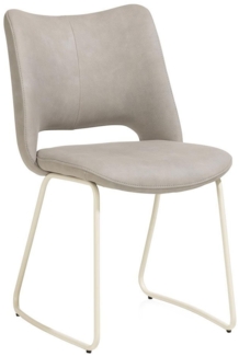 Stuhl Kodi, Stahl, Weiß, 52 x 85 x 62 cm