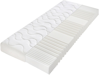 7-Zonen Matratze Double DeLuxe: TÜV-geprüft & Made in Germany 140x200 H3