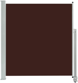 vidaXL Ausziehbare Seitenmarkise 140 x 300 cm Braun 48346