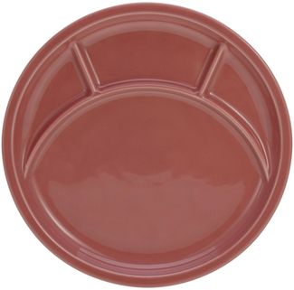 CreaTable 22925 Tafelservice Universal für 4 Personen, Porzellan, rot (1 Set, 4-teilig)