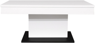 Couchtisch Höhenverstellbar Else 1 110 x 59 x 60 Holzwerkstoff Ice White