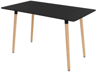 ML-DESIGN Esstisch Esszimmertisch Skandinavisch Küchentisch Wohnzimmertisch Schreibtisch, Tisch im skandinavischen Stil für 4-6 Personen MDF / Buche