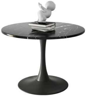 TWSOUL Esstisch Moderner Esstisch Rund, Küchentisch Esszimmertisch Ø 80