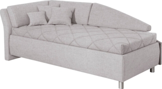 alina Schlafsofa Lindsay, Bettkasten, Zierkissen-Set aus: 2 Stk. 40x40 cm, 1 Stk. 30x30 cm