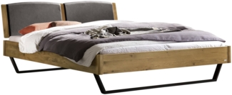 Hasena Lounge Marola 180x200 Wildeiche natur, geölt - Fusshöhe 20 cm Massivholzbett