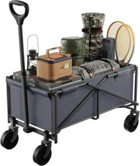 Woltu Rollwagen, (1 St), Faltbarer Gartenwagen, Verstellbarer Griff, für den Außenbereich