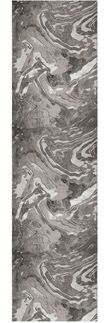 FLAIR RUGS Läufer Marbled, rechteckig, Höhe: 12 mm, dezenter Glanz, mehrfarbig, modernes Marmor-Design, Teppichläufer