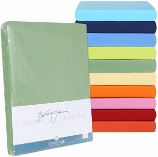 Formesse Jersey Spannbetttuch Bella Gracia|120x200 - 130x220 cm| meeresblau