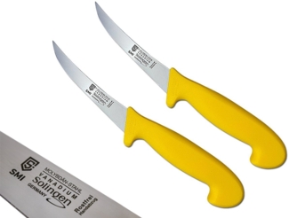 SMI Ausbeinmesser 2-tlg 5 Zoll Ausbeinmesser Solingen Metzgermesser Fleischmesser