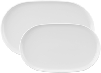 Seltmann Weiden Sento Home Servierplatten-Set 2-teilig Weiß