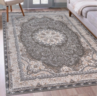 Mazovia Designteppich Modern Abstrakt Teppich für Wohnzimmer Schlafzimmer Büro - Kurzflor, 120x170 cm, Fußbodenheizung