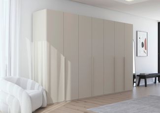 LeGer Home by Lena Gercke Kleiderschrank Schrank Garderobe Ankleide Schlafzimmer Flur SERINA Eyecatcher (3 verschiedene Ausstattungen BASIC/CLASSIC/PREMIUM (inkl. SOFT-CLOSE) in 6 Breiten (101 - 401 cm) mit Front Glas oder Dekor MADE IN GERMANY