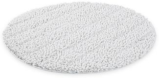 Wecon home Basics Badematte Benno, Höhe 22 mm, Polyester, rund, waschbar, rutschfest, sehr weich, strapazierfähig, Chenille, robust