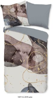 Good Morning Renforcé Bettwäsche 135 X 200 cm + 1- 80 X 80 cm Zayn modern print grau