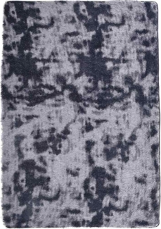 vidaXL Teppich Shaggy Hochflor NAVARRA Dunkelgrau 120x170 cm Polyester 4102824