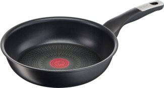 Tefal Bratpfanne Unlimited, Aluminium (1-tlg), kratzfest, Induktionspfanne, Temperaturanzeiger, Made In France