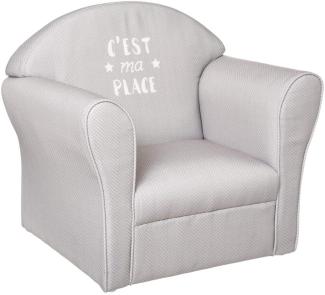 Kindersessel, Kindersitz - Baumwolle, Atmosphera Grau