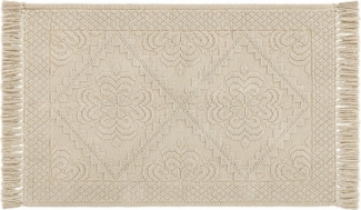 Mirabeau Badematte Badematte Mivorex beige, Höhe 60.0 mm, 100% Baumwolle
