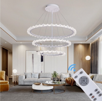 Eurotondisplay LED Deckenleuchte LED Deckenleuchte Fernbedienung/Handy-App Lichtfarbe einstellbar, LED fest integriert, Warmweiß- bis Kaltweiß, Lichtfarbe und Helligkeit mit Fernbedienung oder App steuerbar