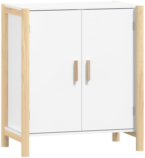 vidaXL Sideboard Weiß 62 x 38 x 70 cm Holzwerkstoff [345669]