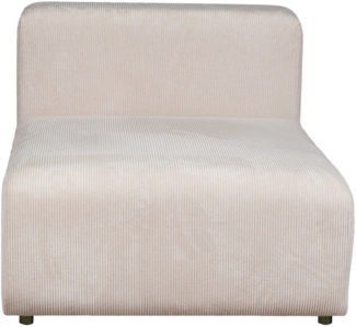 Sofa-Modul Suldal Sitzelement Cord Beige [en. casa]