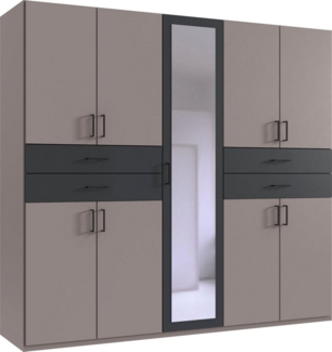 Wimex Kleiderschrank Taiga Kleiderschrank mit Spiegel OTTOs Choice Topseller mit Schubladen auf bequemer Höhe, Garderobe Schlafzimmerschrank