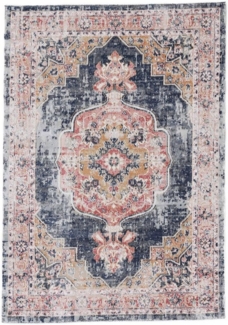 carpetfine Teppich Omen_4, rechteckig, Höhe: 3 mm, Orient Vintage Look, Wohnzimmer