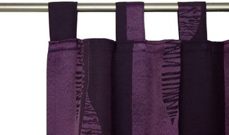 Wirth Vorhang ILSENBURG (1 St), Schlaufen, blickdicht, Jacquard