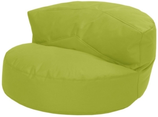 Green Bean Sitzsack Indoor & Outdoor Sofa mit hochwertiger EPS Perlen Füllung (mit Rückenlehne, wasserabweisender & abwaschbarer Bezug), Couch Sitzmöglichkeit Gartenliege mit Rückenlehne