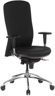 hjh OFFICE High End Bürostuhl HIGH-TEC Stoff Schwarz
